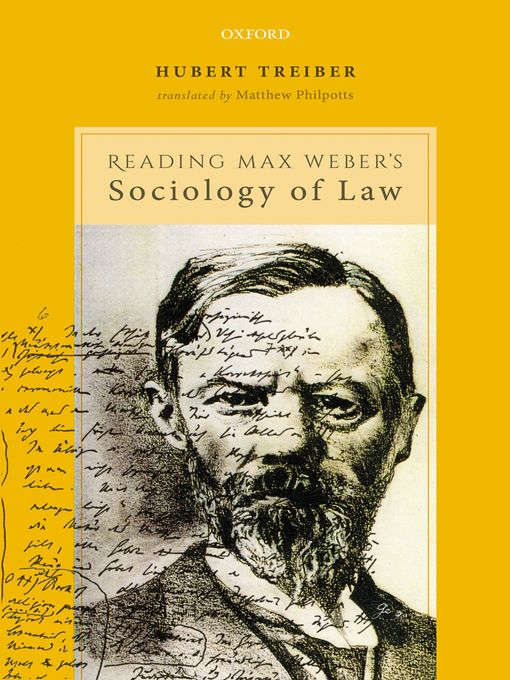 Cover image for Reading Max Weber's Sociology of Law